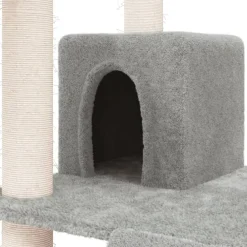 vidaXL Productos Para Mascotas-Rascador para gatos con postes de sisal 83 cm