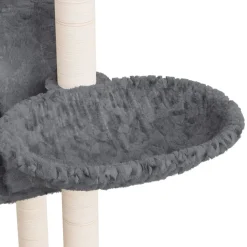vidaXL Rascador para gatos con postes de sisal 108,5 cm Gris oscuro Sale