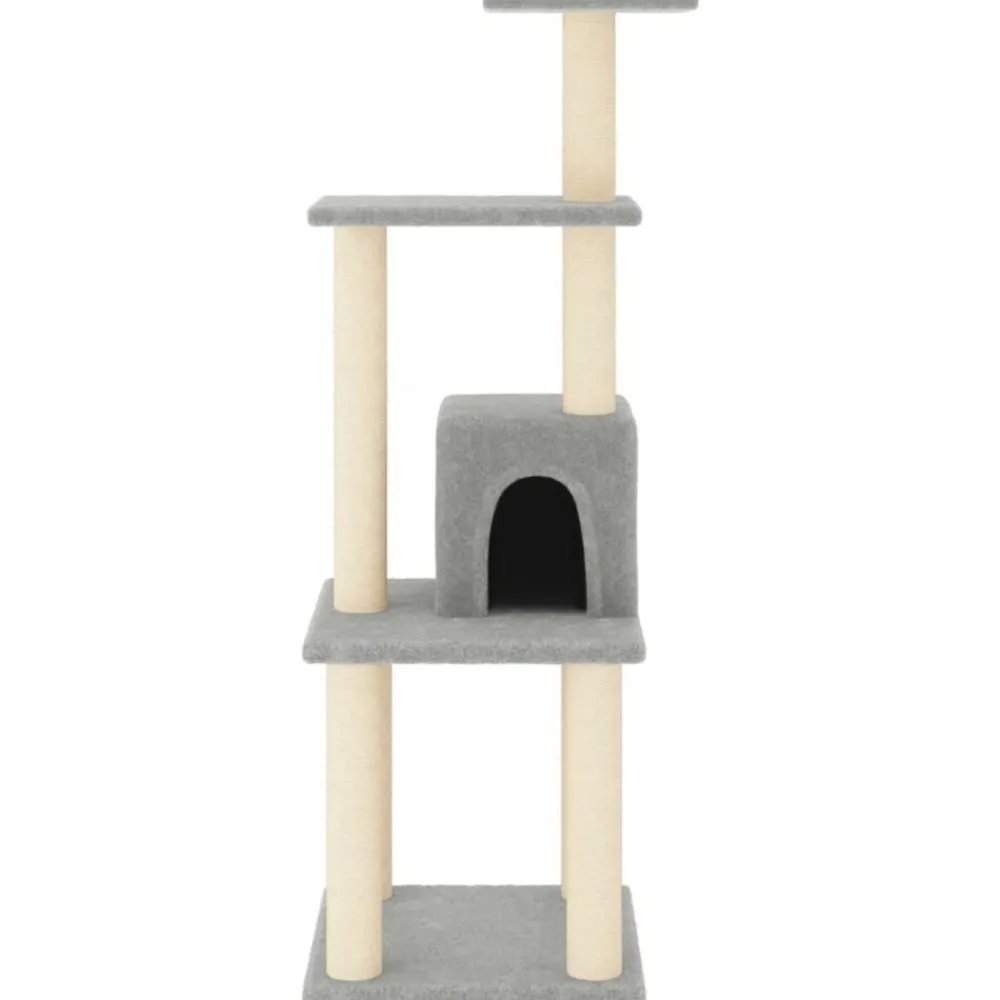 vidaXL Productos Para Mascotas-Rascador para gatos con postes de sisal 105 cm