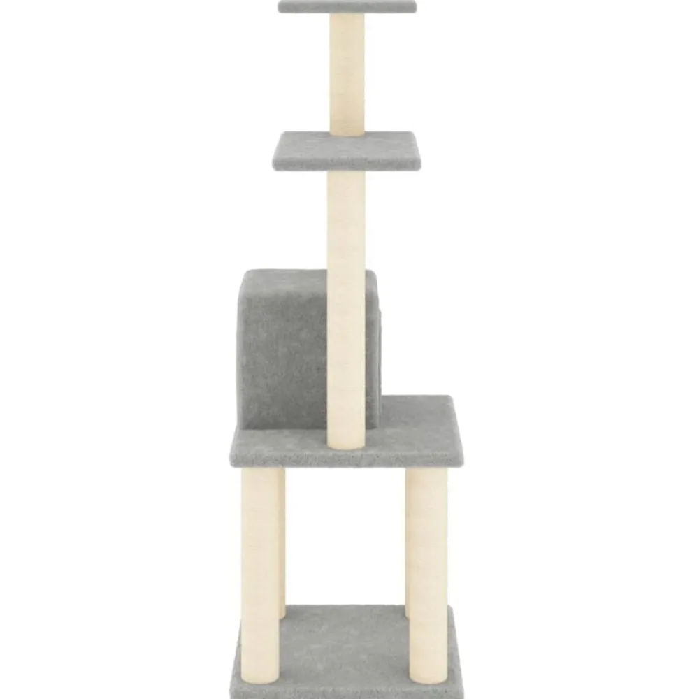 vidaXL Productos Para Mascotas-Rascador para gatos con postes de sisal 105 cm