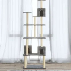vidaXL Productos Para Mascotas-Rascador para gatos con postes de sisal 188 cm