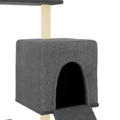 vidaXL Productos Para Mascotas-Rascador para gatos con postes de sisal 130,5 cm