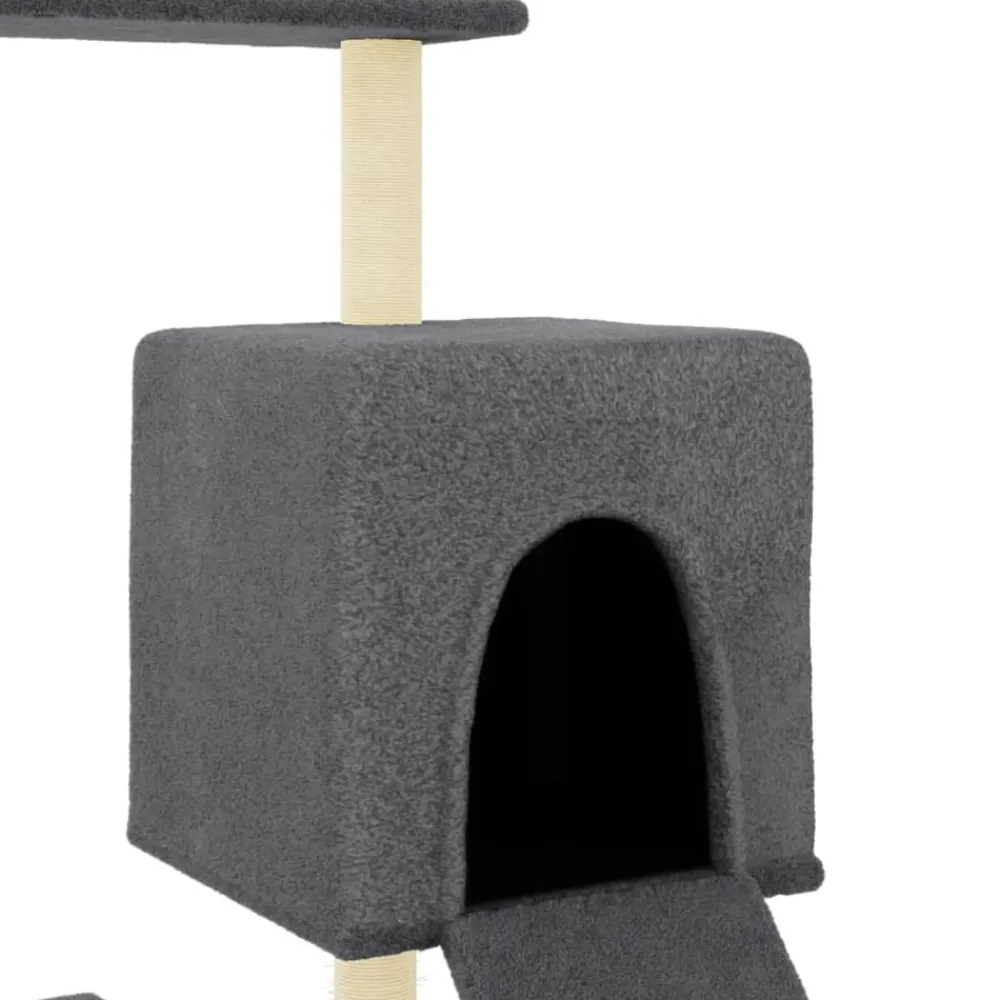 vidaXL Productos Para Mascotas-Rascador para gatos con postes de sisal 130,5 cm