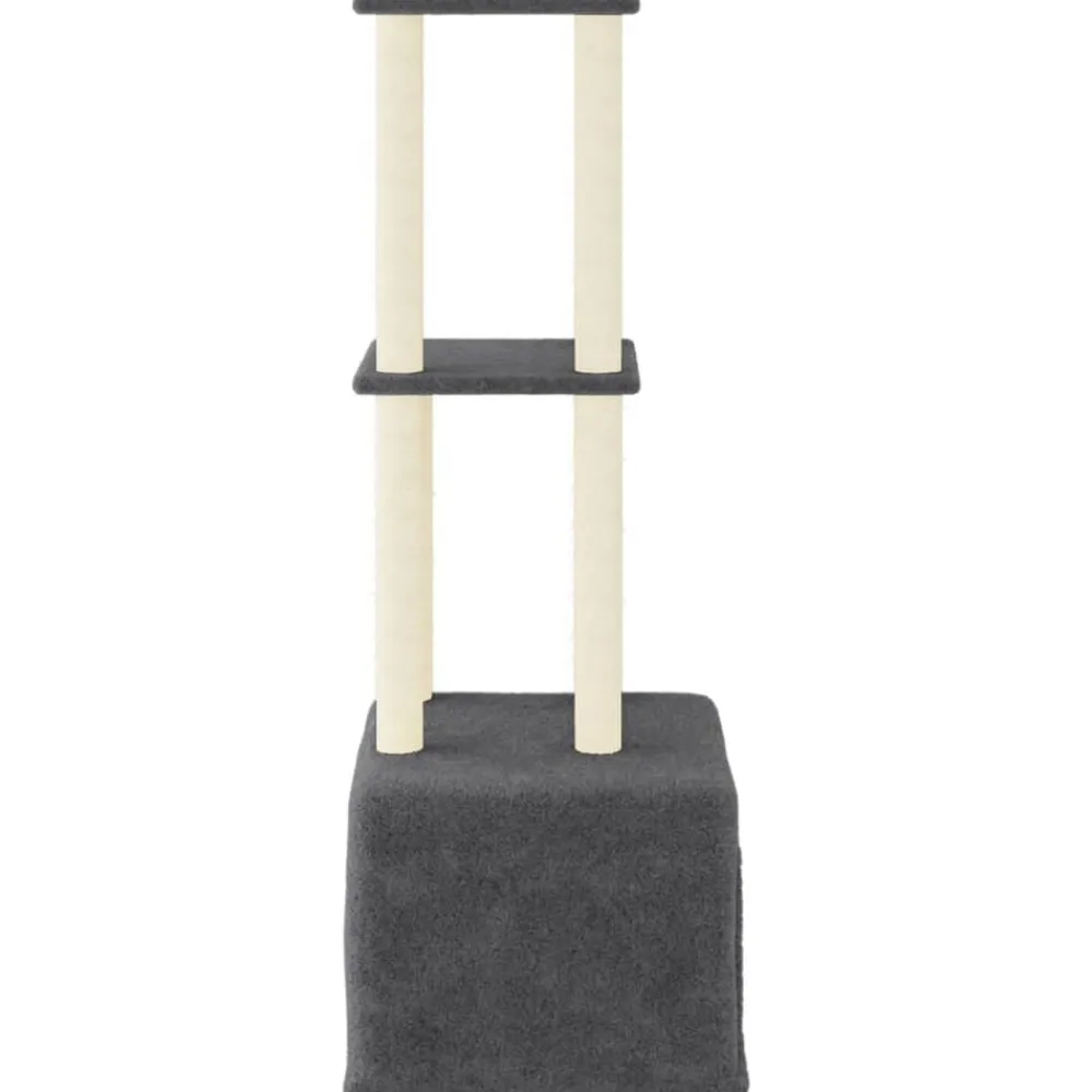 vidaXL Productos Para Mascotas-Rascador para gatos con postes de sisal 133,5 cm
