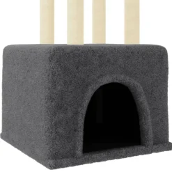 vidaXL Productos Para Mascotas-Rascador para gatos con postes de sisal 133,5 cm