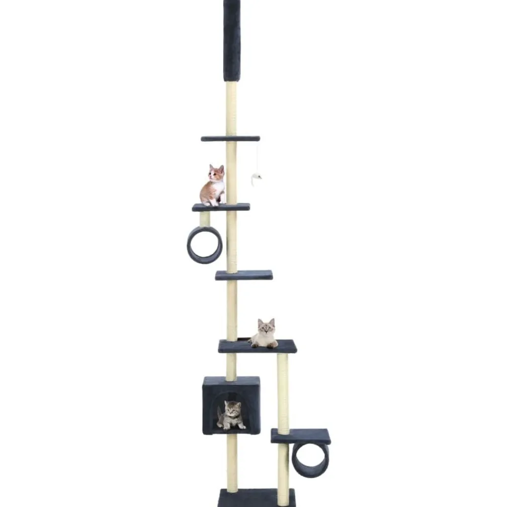 vidaXL Productos Para Mascotas-Rascador para gatos con postes de sisal 260 cm
