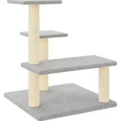 vidaXL Productos Para Mascotas-Rascador para gatos con postes de sisal 61 cm