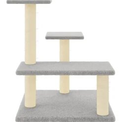 vidaXL Productos Para Mascotas-Rascador para gatos con postes de sisal 61 cm