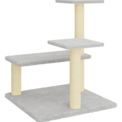 vidaXL Productos Para Mascotas-Rascador para gatos con postes de sisal 61 cm