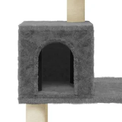 vidaXL Productos Para Mascotas-Rascador para gatos con postes de sisal 147 cm