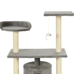 vidaXL Rascador para gatos con postes rascadores de sisal 95 cm Gris Sale