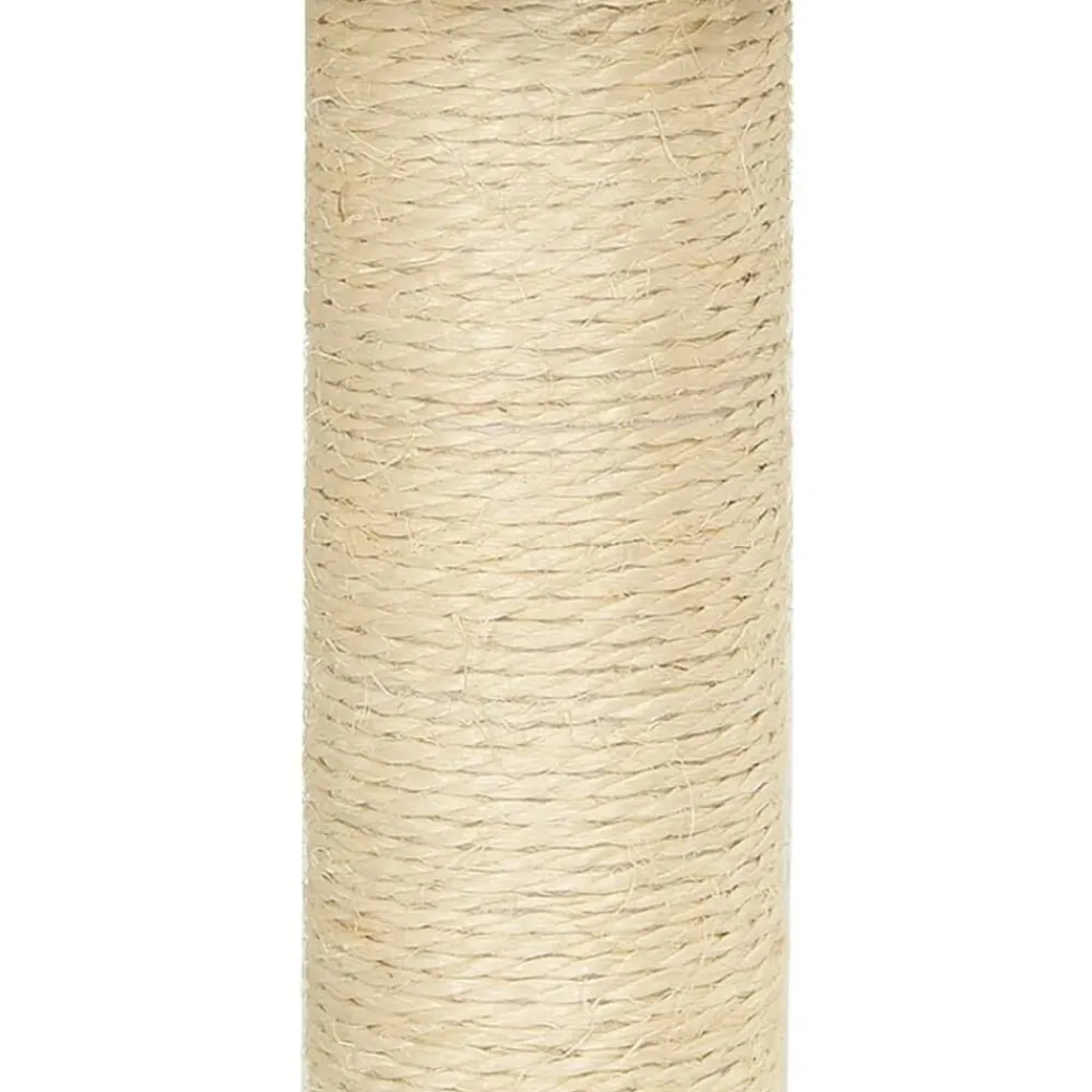 vidaXL Rascador para gatos con postes de sisal 155 cm Gris claro