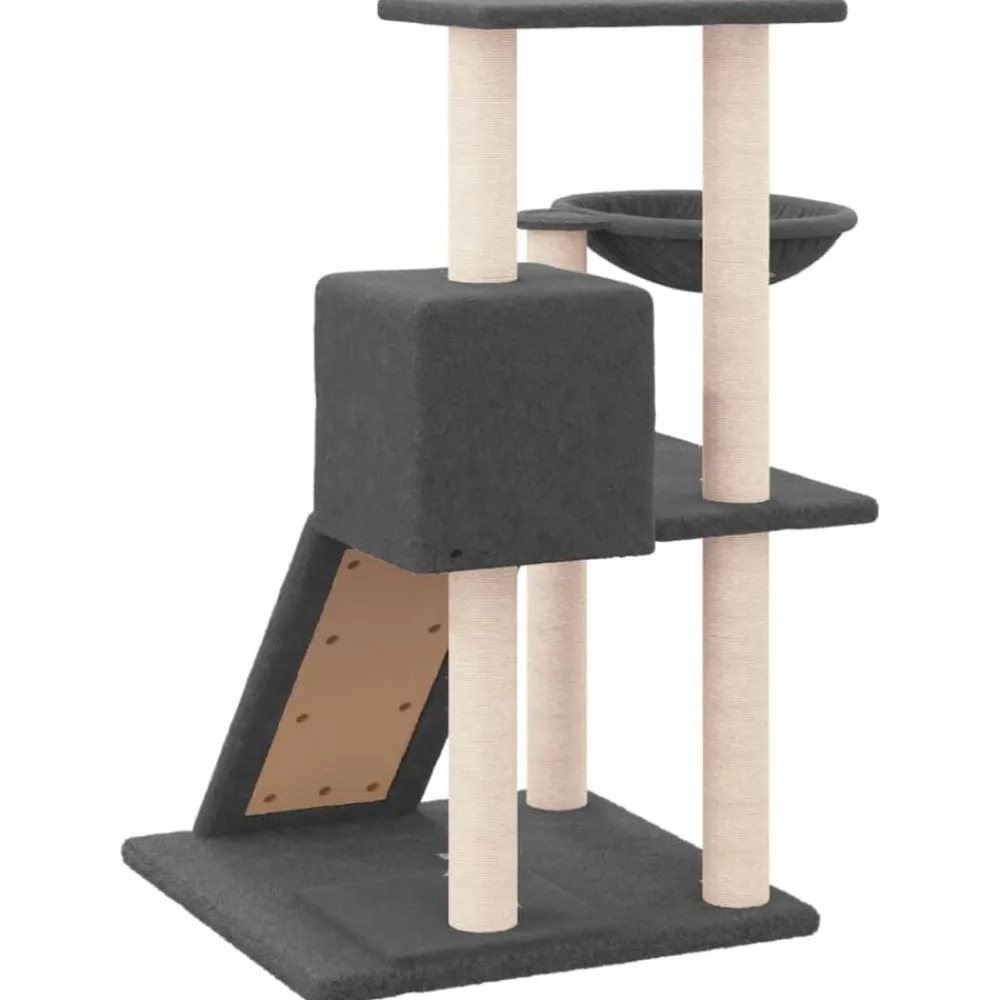 vidaXL Productos Para Mascotas-Rascador para gatos con postes de sisal 82 cm