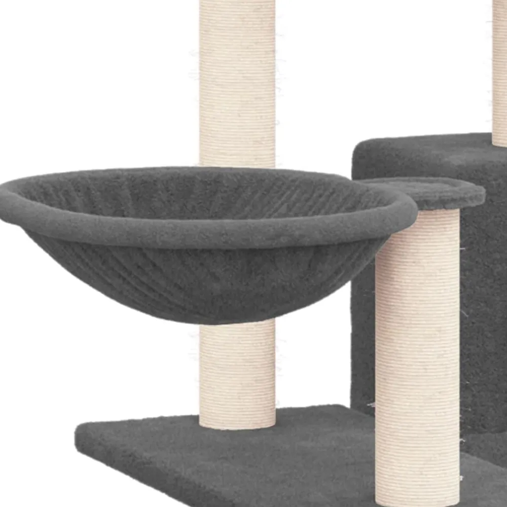 vidaXL Productos Para Mascotas-Rascador para gatos con postes de sisal 82 cm