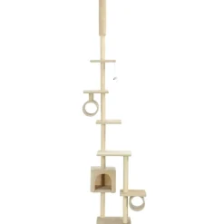 vidaXL Productos Para Mascotas-Rascador para gatos con postes de sisal 260 cm