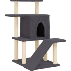 vidaXL Productos Para Mascotas-Rascador para gatos con postes de sisal 97 cm