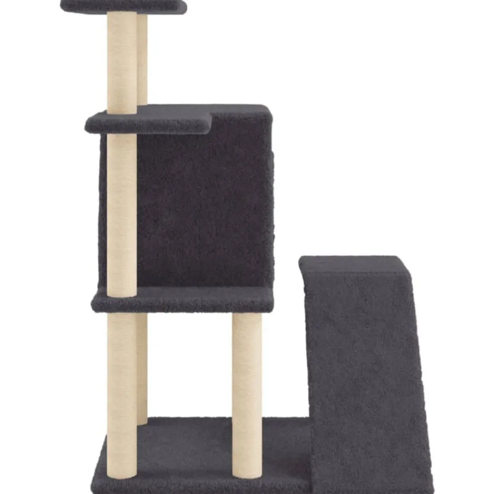 vidaXL Productos Para Mascotas-Rascador para gatos con postes de sisal 97 cm