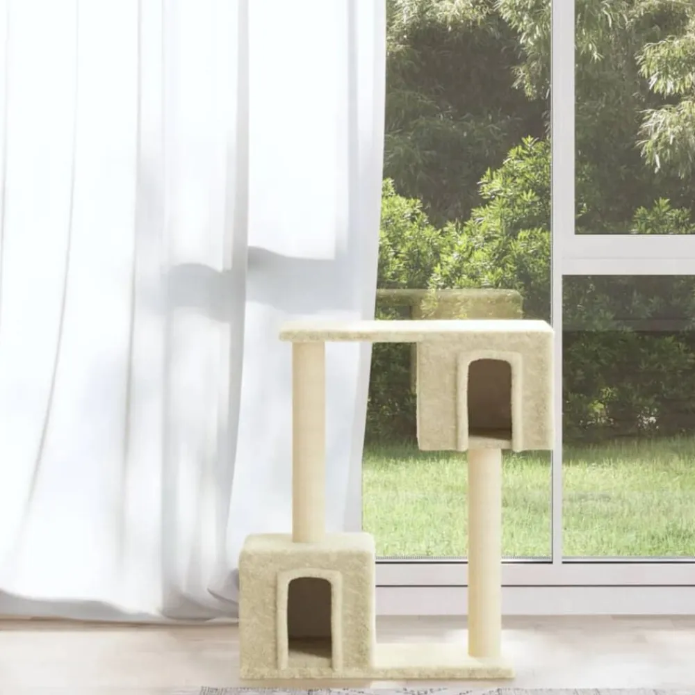 vidaXL Productos Para Mascotas-Rascador para gatos con postes de sisal 60 cm