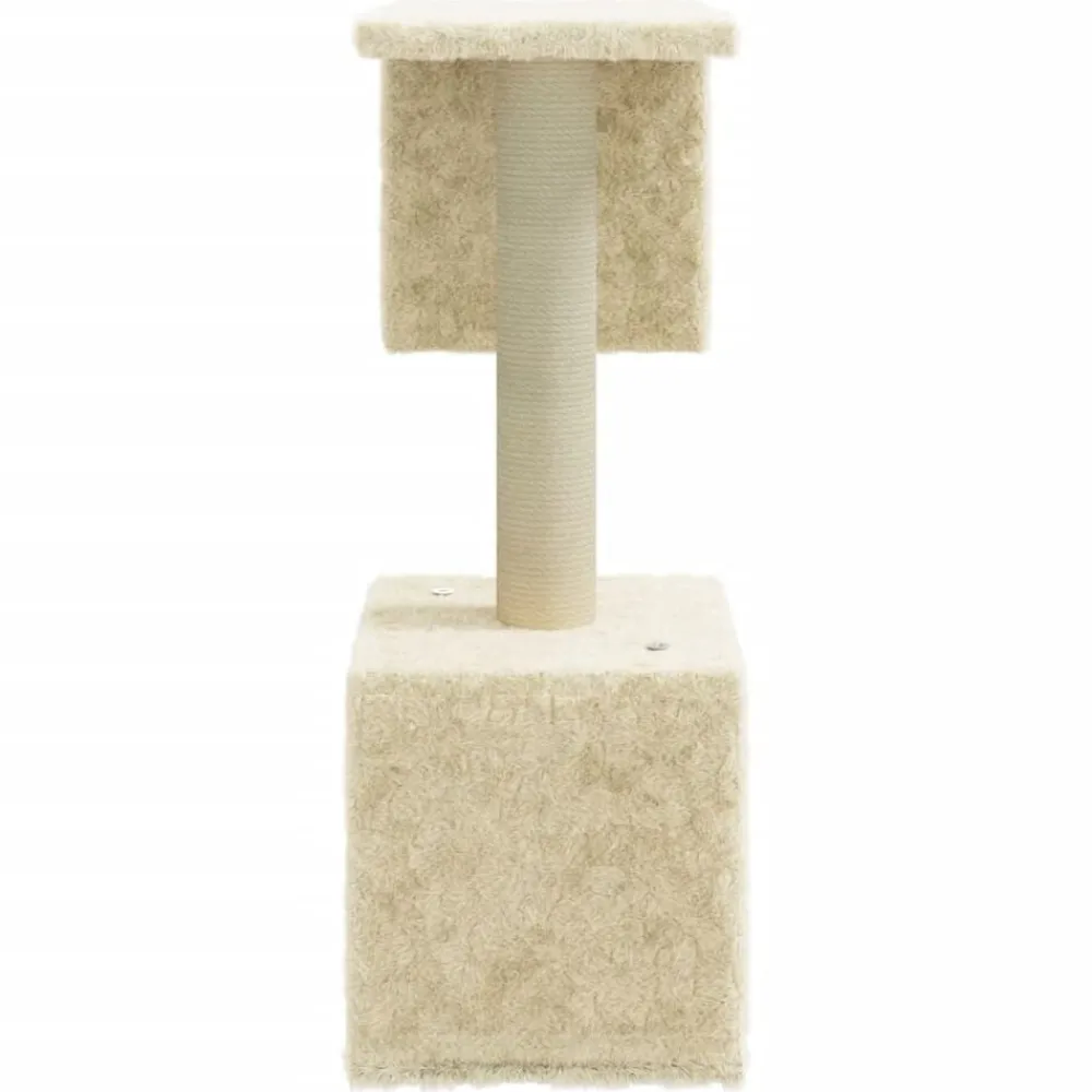 vidaXL Productos Para Mascotas-Rascador para gatos con postes de sisal 60 cm