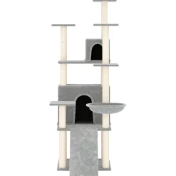 vidaXL Productos Para Mascotas-Rascador para gatos con postes de sisal 154 cm