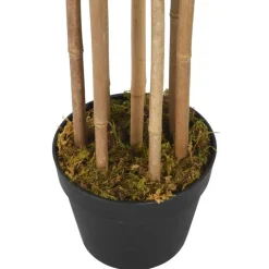 vidaXL Decoración-Árbol de bambú artificial con 500 hojas verde 80 cm