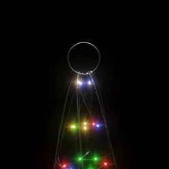 vidaXL Árbol de Navidad 200 LED de colores 180 cm Multicolor New