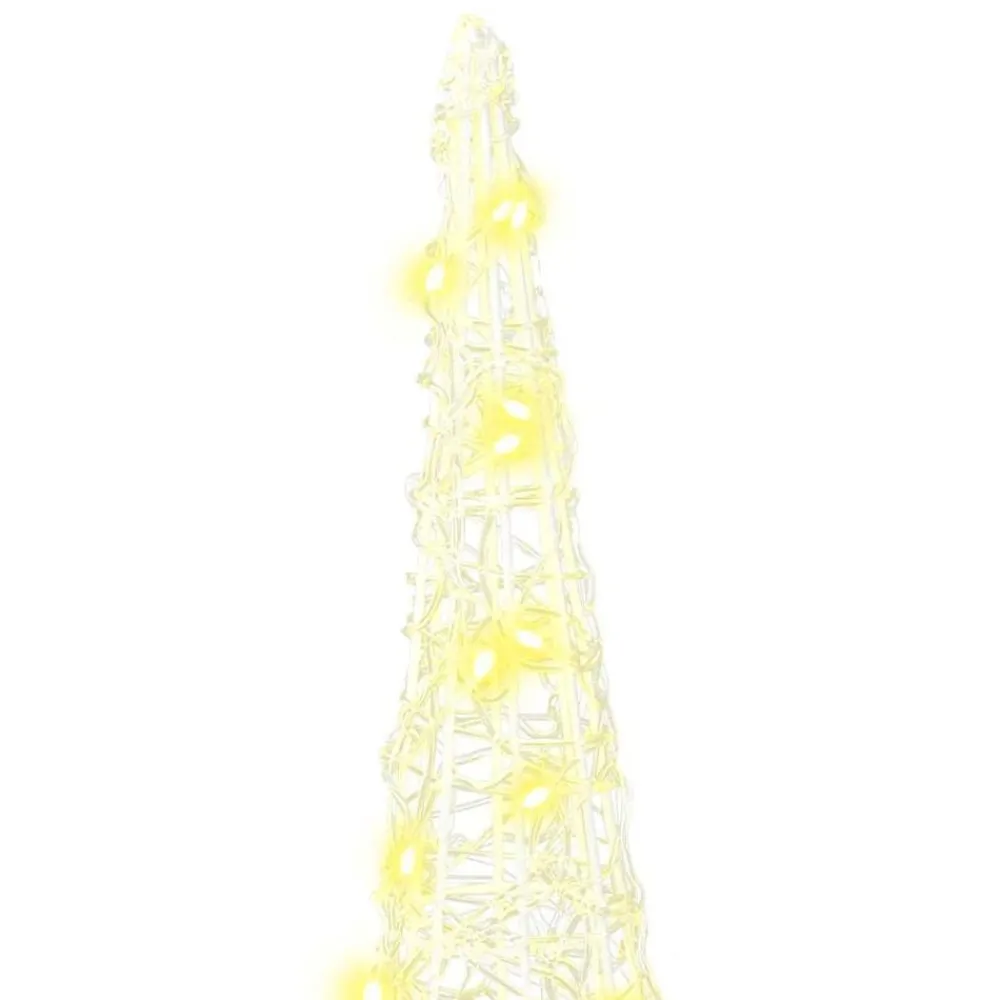 vidaXL Árbol de Navidad 3 pcs cálido 20 x 20 x 80 cm Acrílico cálido Sale