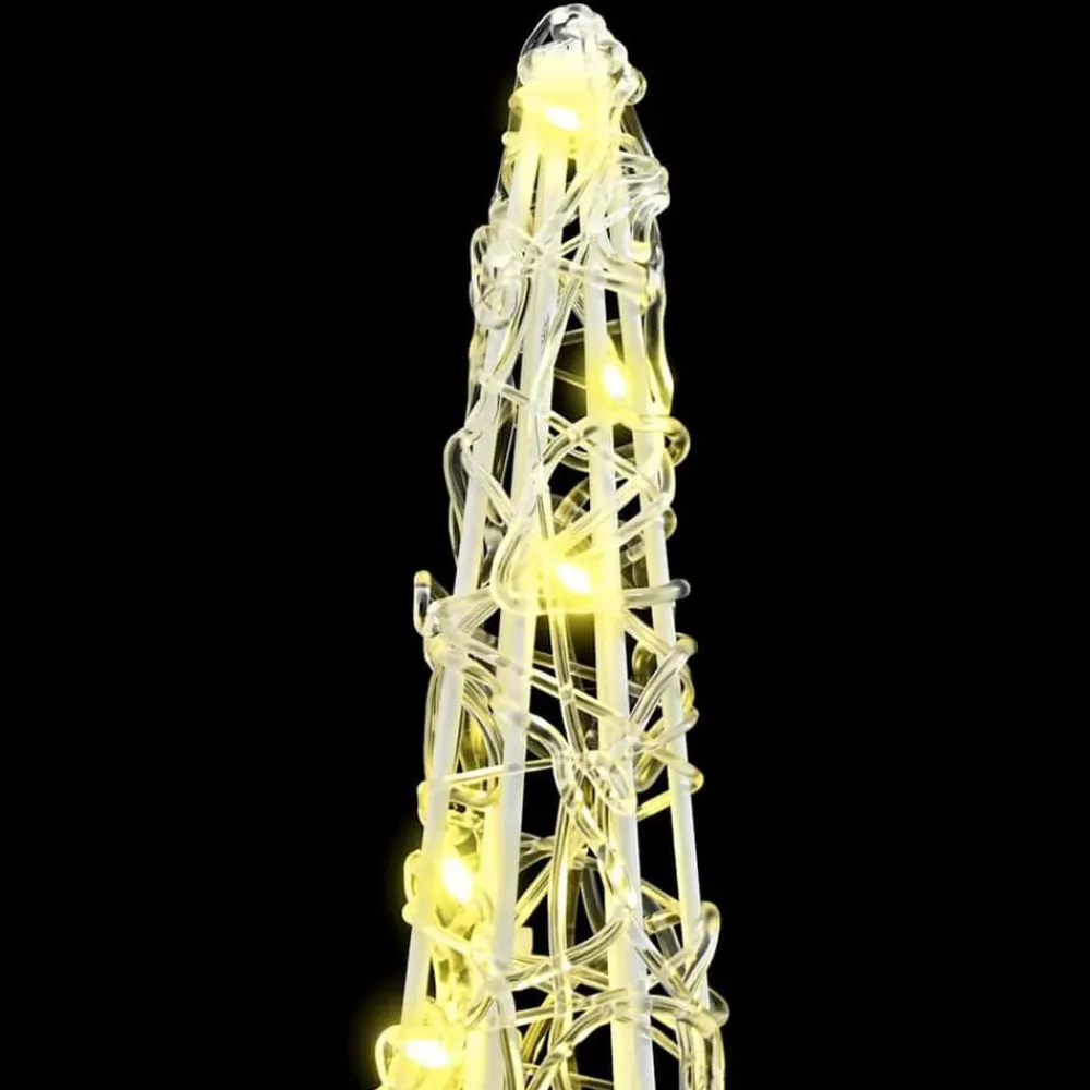 vidaXL Árbol de Navidad 3 pcs cálido 20 x 20 x 80 cm Acrílico cálido Sale