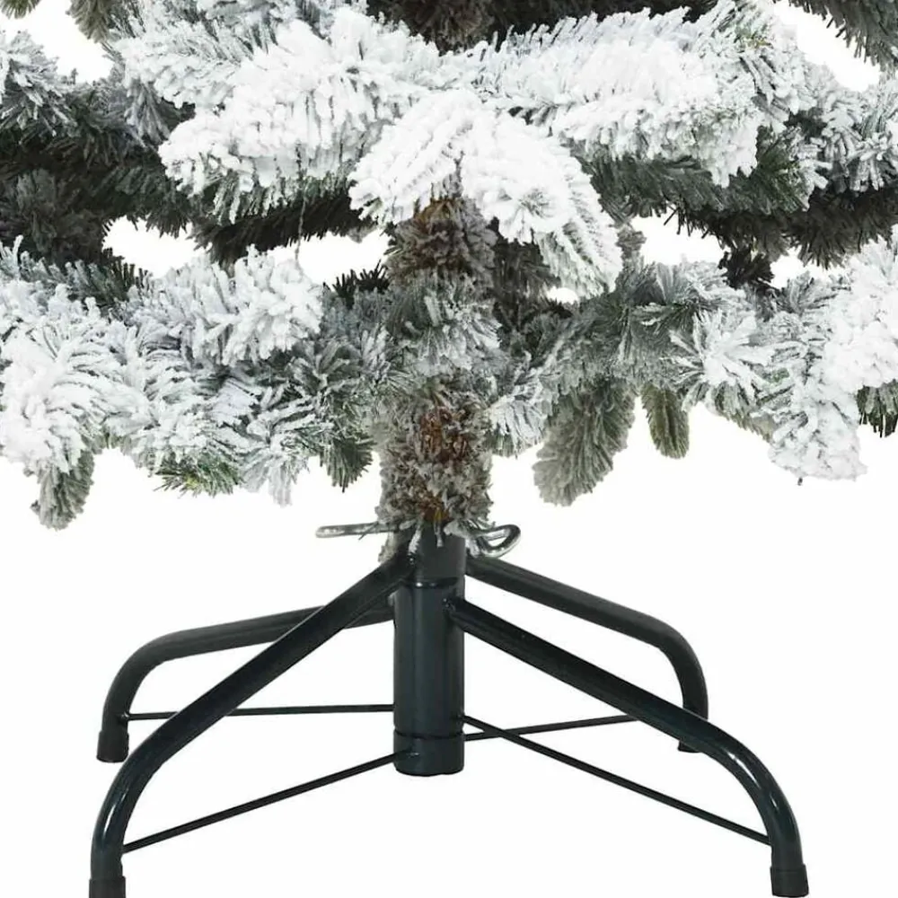 vidaXL Árbol de Navidad artificial con 150 LED 120 cm PE y PVC White Outlet