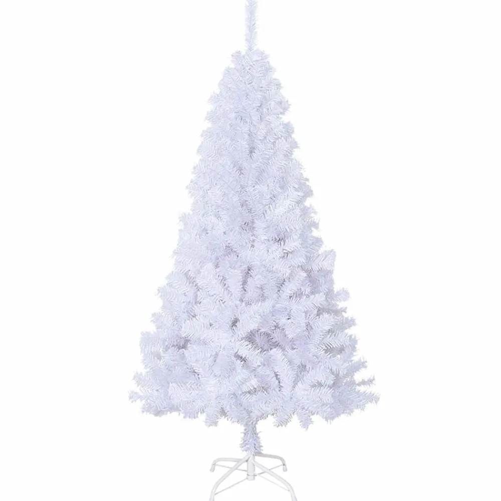 vidaXL Árbol de Navidad artificial con 150 LED 120 cm PVC y Acero Rosa Best