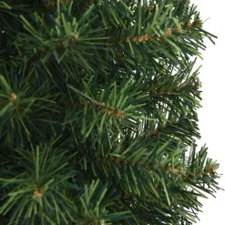 vidaXL Decoración-Árbol de Navidad artificial 120 cm PVC, Acero y Plástico