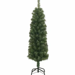 vidaXL Decoración-Árbol de Navidad artificial 120 cm PVC, Acero y Plástico