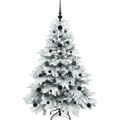 vidaXL Árbol de Navidad artificial con 150 LED 120 cm PE y PVC White Hot