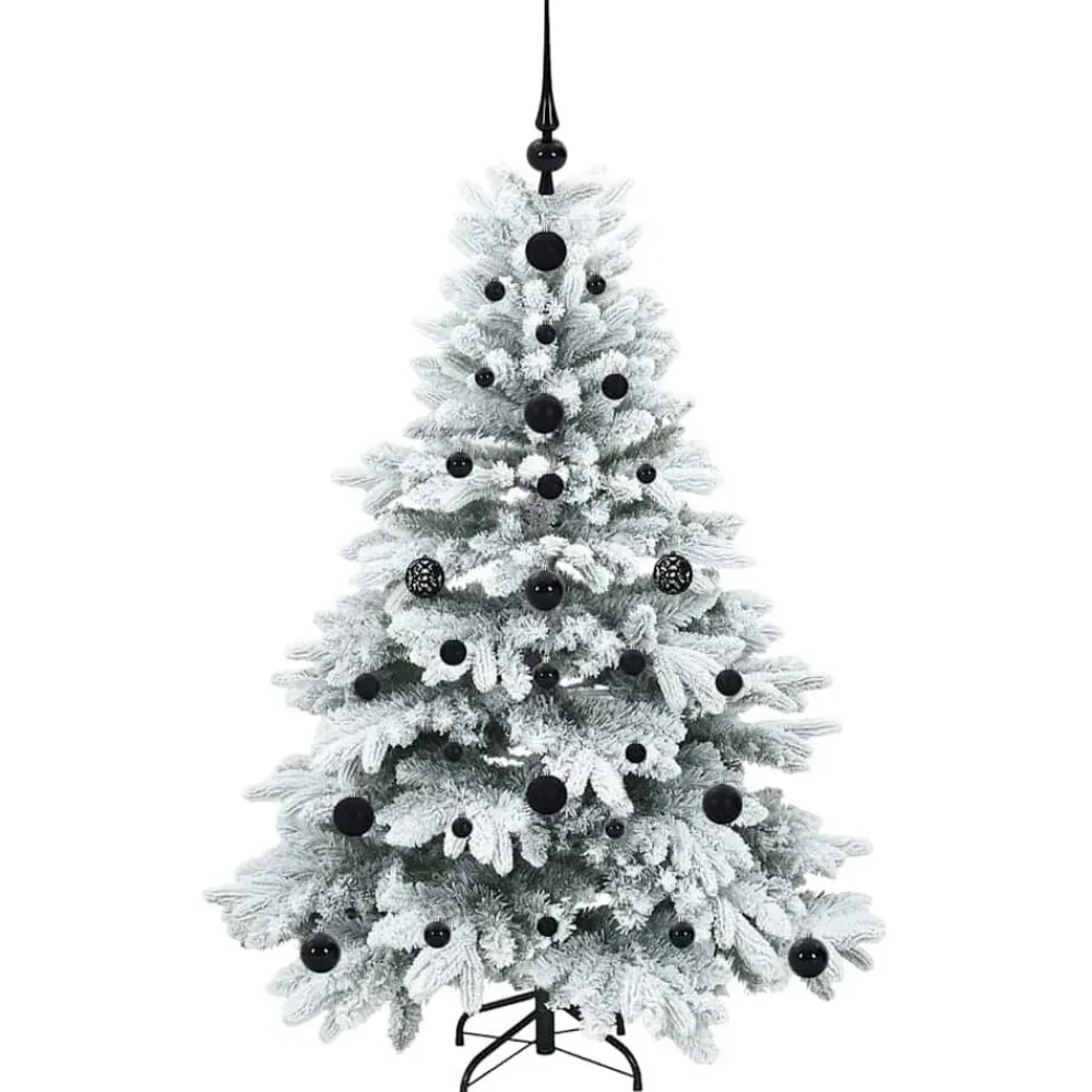 vidaXL Árbol de Navidad artificial con 150 LED 120 cm PE y PVC White Hot