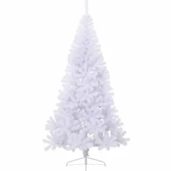 vidaXL Decoración-Árbol de Navidad artificial con 300 LED 240 cm PVC y Acero