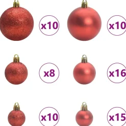 vidaXL Decoración-Árbol de Navidad artificial con 300 LED 240 cm PVC y Acero