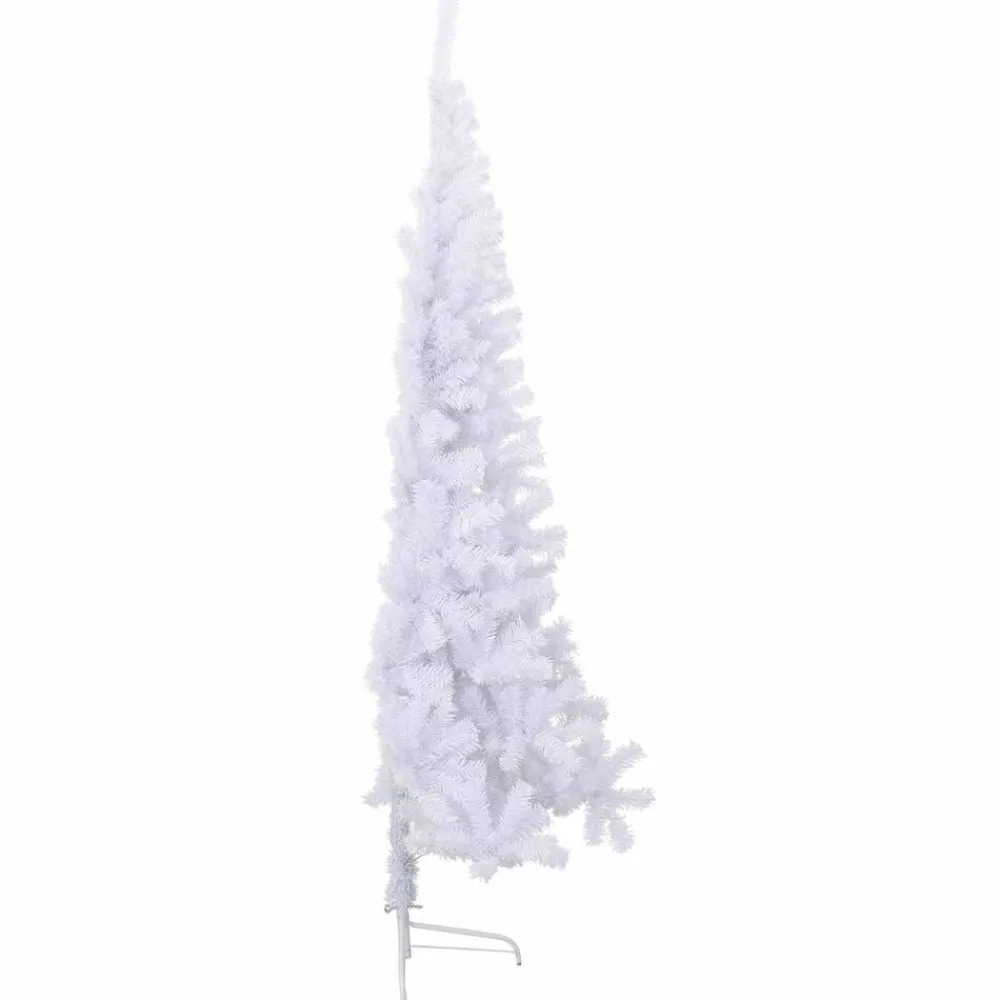 vidaXL Decoración-Árbol de Navidad artificial con 300 LED 240 cm PVC y Acero