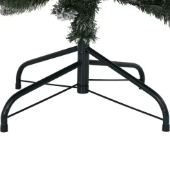 vidaXL Decoración-Árbol de Navidad artificial 120 cm PVC y Plástico y Acero y PE