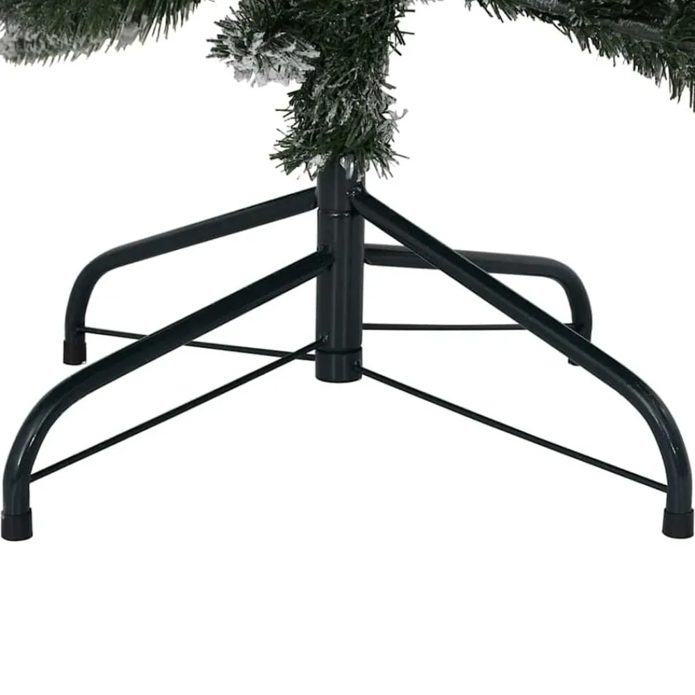 vidaXL Decoración-Árbol de Navidad artificial 120 cm PVC y Plástico y Acero y PE