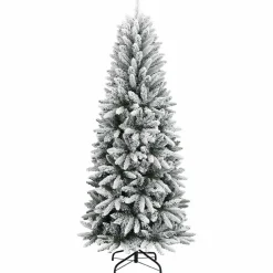 vidaXL Decoración-Árbol de Navidad artificial 120 cm PVC y Plástico y Acero y PE