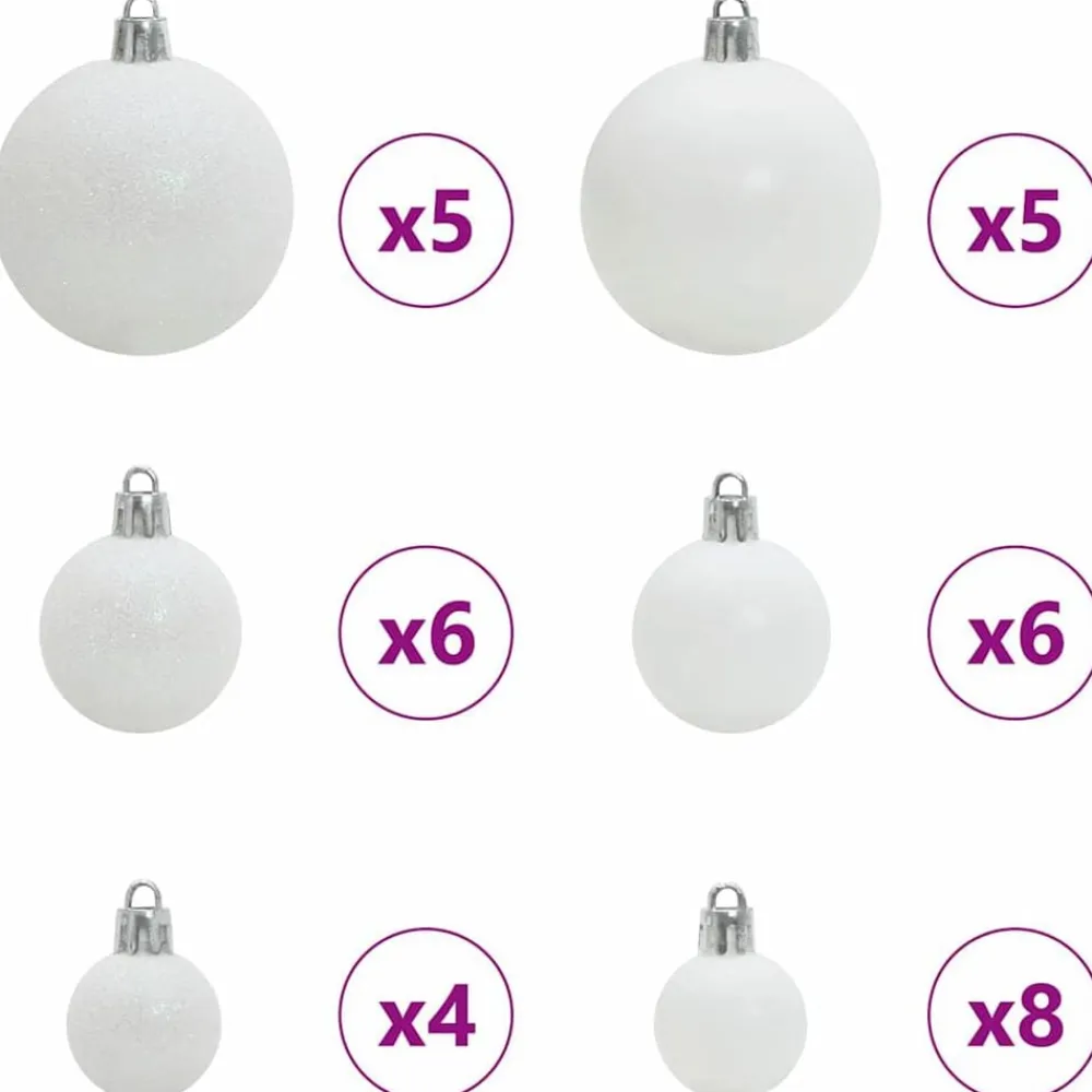 vidaXL Decoración-Árbol de Navidad artificial 120 cm PVC y Plástico y Acero y PE