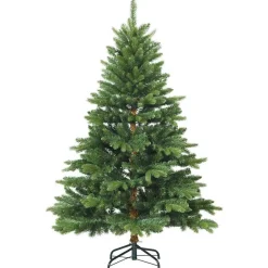 vidaXL Decoración-Árbol de Navidad artificial con 150 LED 150 cm PE y PVC