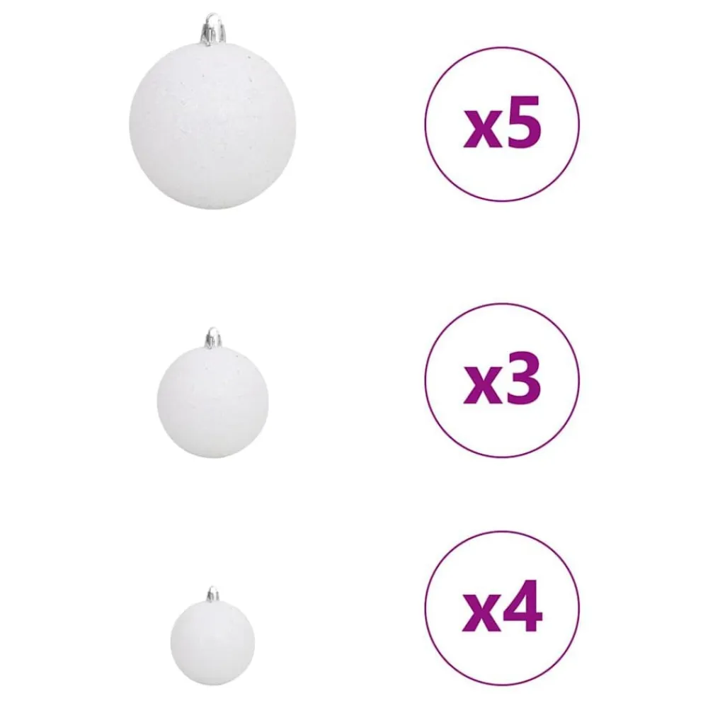 vidaXL Decoración-Árbol de Navidad artificial con 150 LED 150 cm PE y PVC