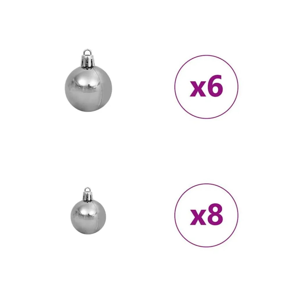 vidaXL Decoración-Árbol de Navidad artificial con 150 LED 150 cm PE y PVC