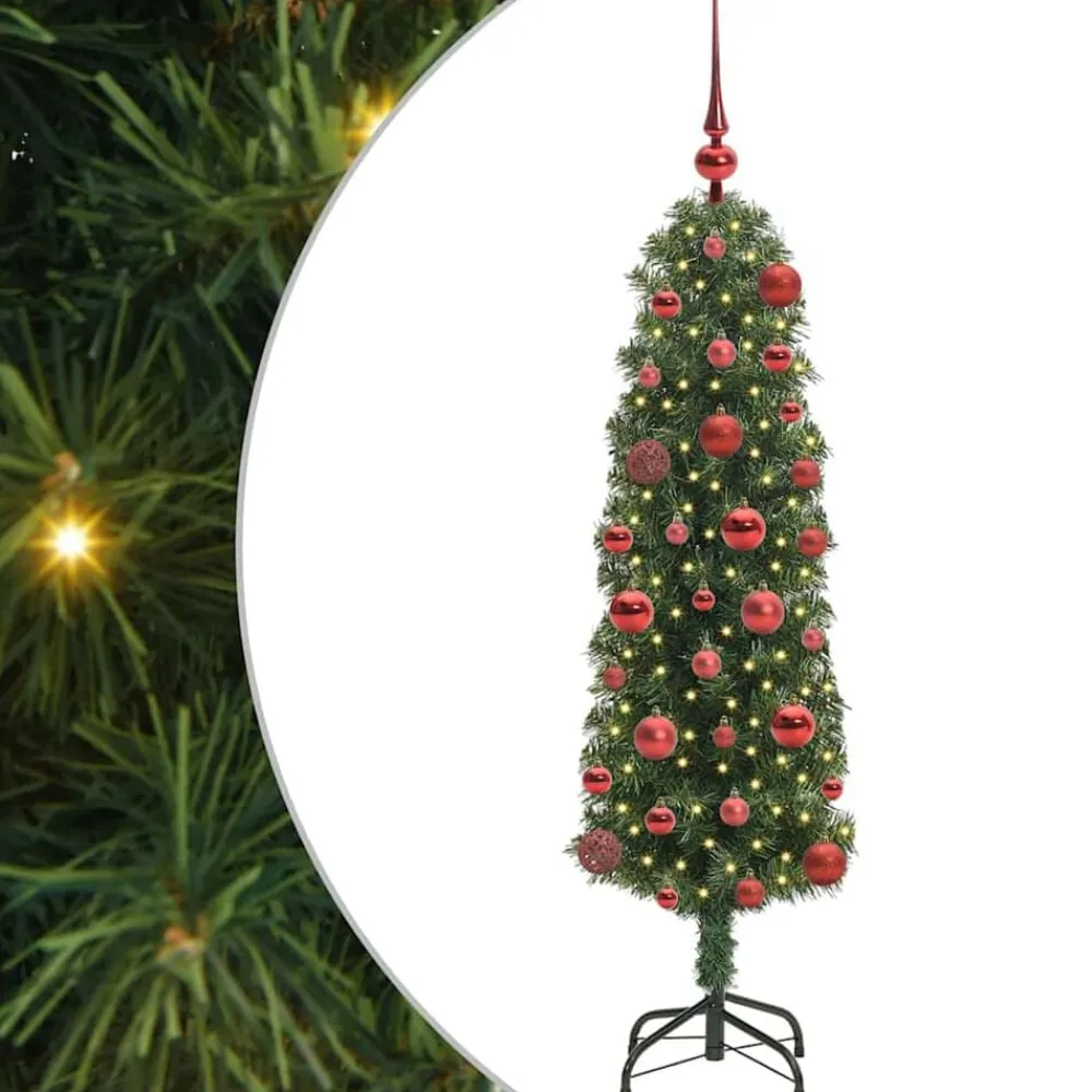 vidaXL Árbol de Navidad artificial 120 cm PVC, Acero y Plástico Verde Online