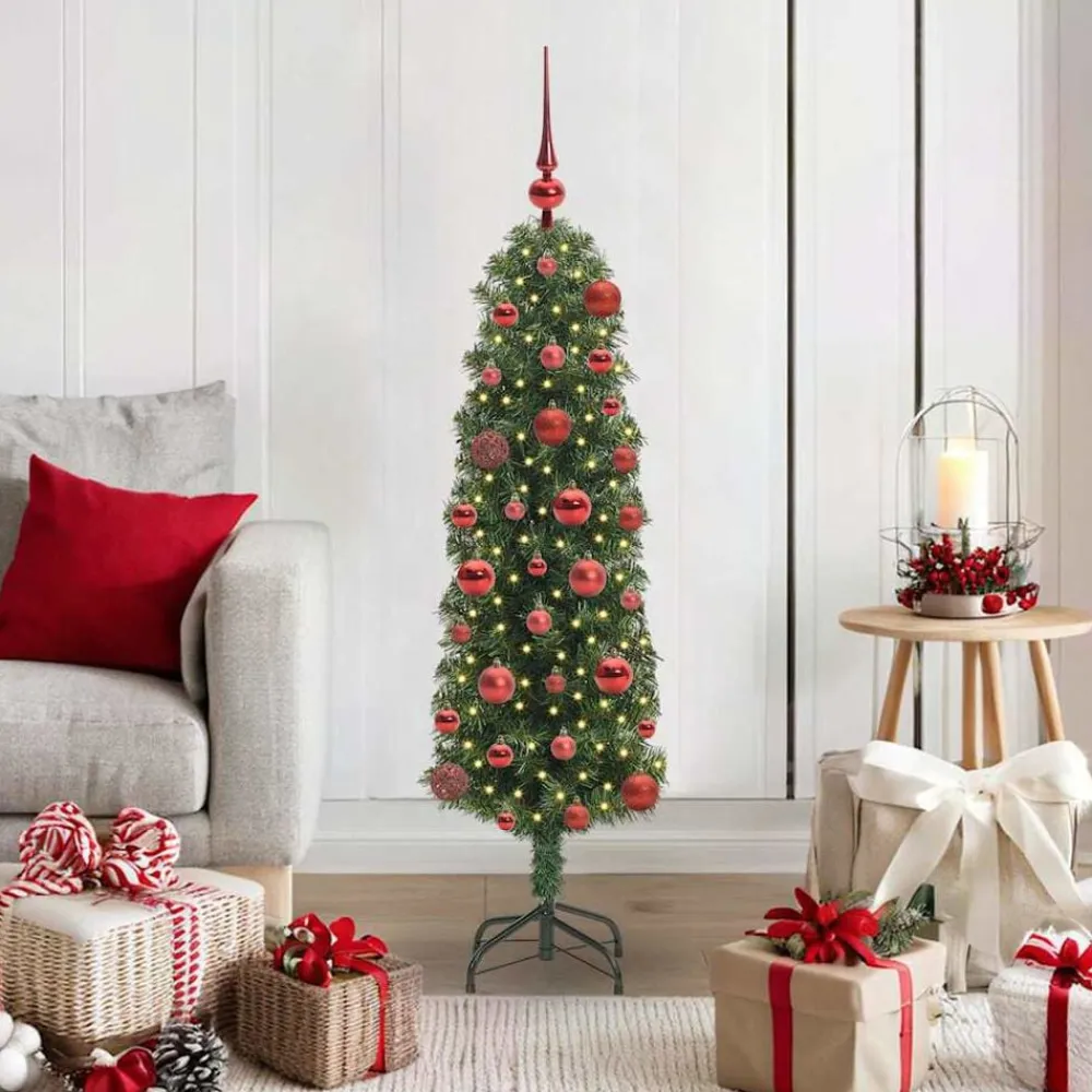 vidaXL Árbol de Navidad artificial 120 cm PVC, Acero y Plástico Verde Online