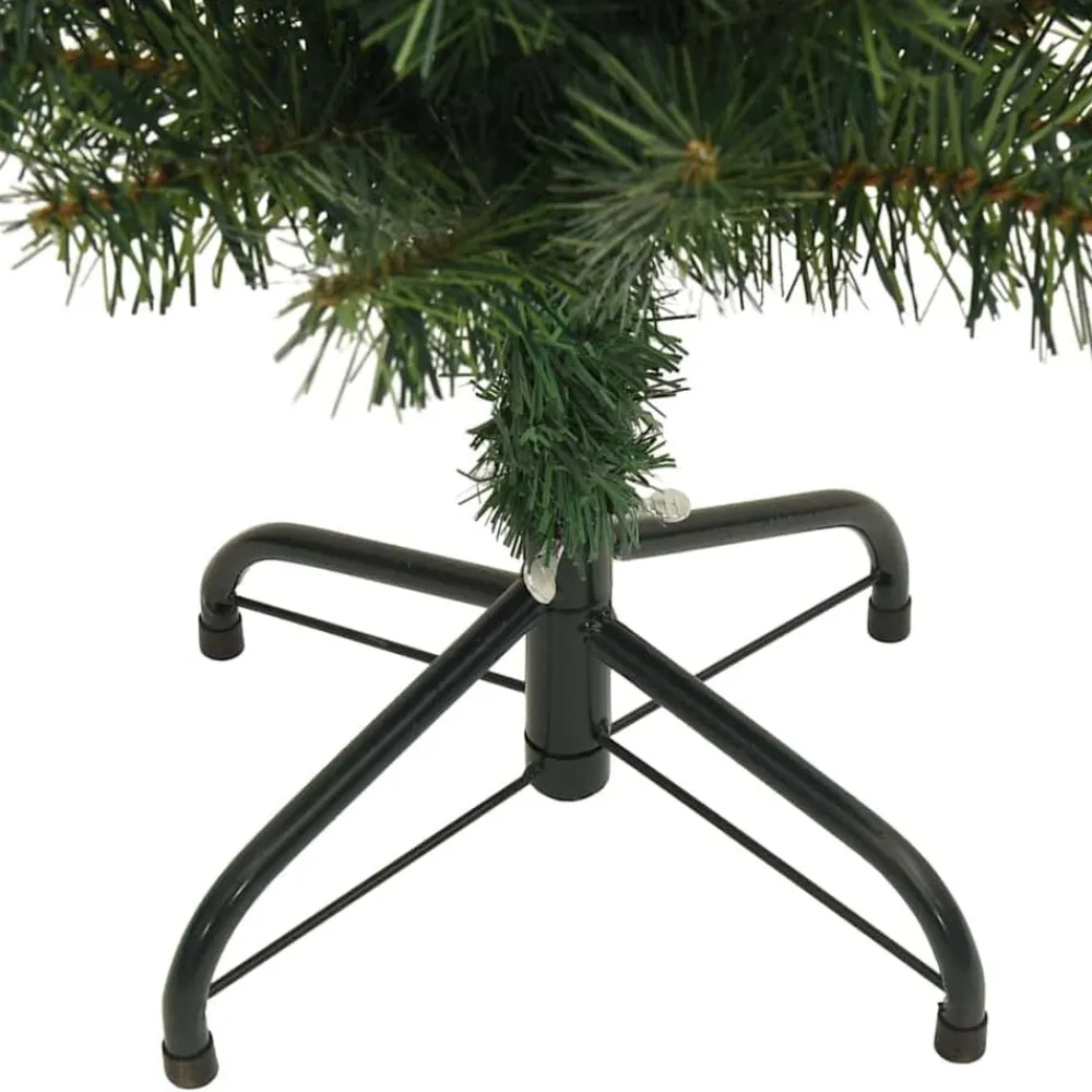 vidaXL Árbol de Navidad artificial 120 cm PVC, Acero y Plástico Verde Online