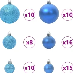 vidaXL Decoración-Árbol de Navidad artificial con 300 LED 180 cm PVC y Acero