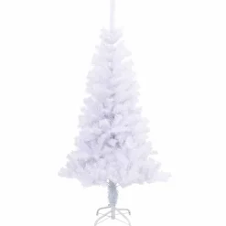 vidaXL Decoración-Árbol de Navidad artificial con 150 LED 120 cm PVC y Acero