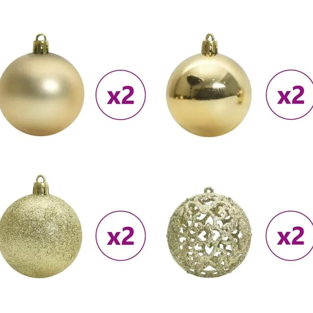 vidaXL Decoración-Árbol de Navidad Artificial Plegable con Nieve Esponjosa 150 cm